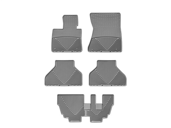 WeatherTech All Weather Floor Mats; Gray; Front Rear and Third Row W74GRW144GRW145 - Weathertech