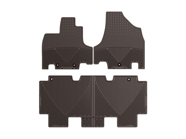 WeatherTech All Weather Floor Mats; Cocoa; Front and Rear WTHC211212 - Weathertech