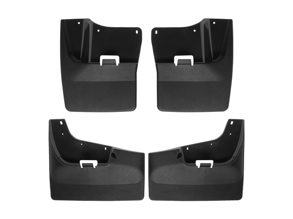 WeatherTech MudFlap No-Drill DigitalFit MudFlap Kit; Black; Dually 110120-120122 - Weathertech