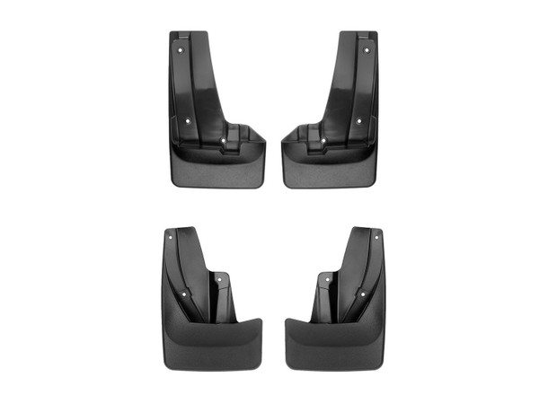 WeatherTech MudFlap No-Drill DigitalFit MudFlap Kit; Black 110115-120166 - Weathertech