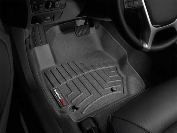 WeatherTech FloorLinerTM DigitalFit; Black; Front 442321