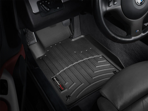 WeatherTech FloorLinerTM DigitalFit; Black; Front 441061