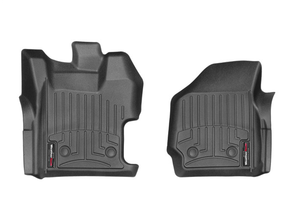 WeatherTech FloorLinerTM DigitalFit; Black; Front 448631V