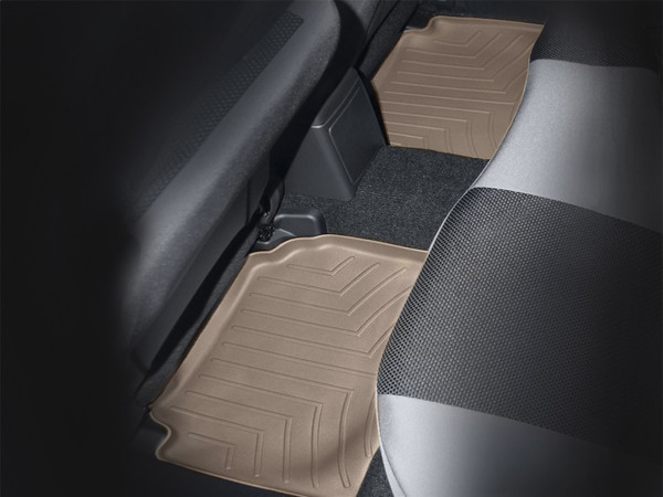 WeatherTech FloorLinerTM DigitalFit; Tan; Rear; 2 Piece 450972 - Weathertech