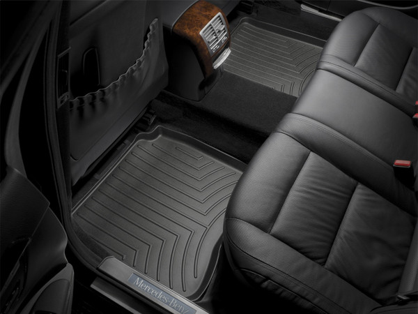 WeatherTech FloorLinerTM DigitalFit; Black; Rear; 2 Pieces 442522 - Weathertech