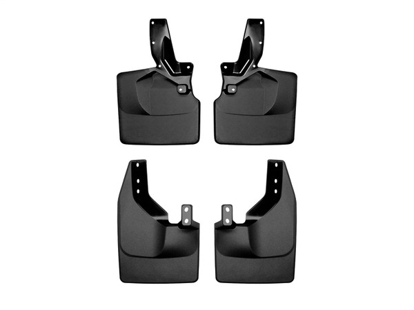 WeatherTech MudFlap No-Drill DigitalFit MudFlap Kit; Black 110140-120140 - Weathertech