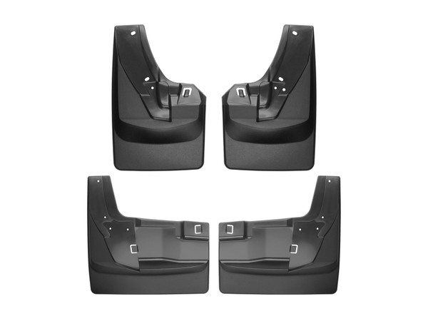 WeatherTech MudFlap No-Drill DigitalFit MudFlap Kit; Black 110109-120116 - Weathertech