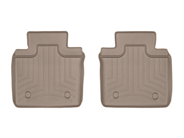 WeatherTech FloorLinerTM DigitalFit; Tan; Rear; 2 Piece 455652 - Weathertech
