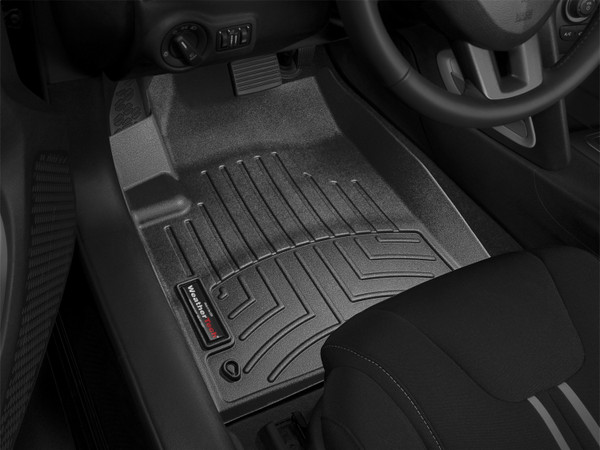 WeatherTech FloorLinerTM DigitalFit; Black; Front 444691