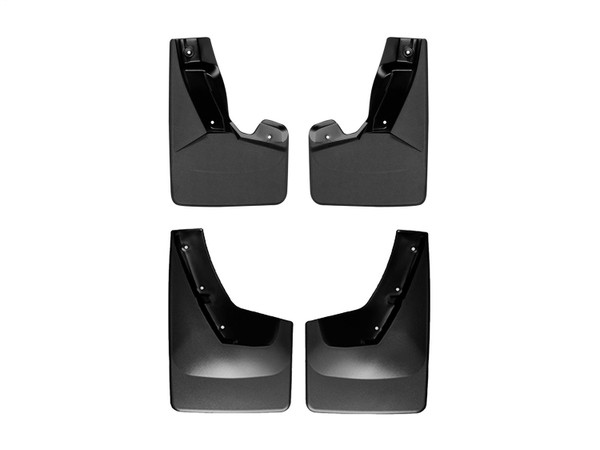 WeatherTech MudFlap No-Drill DigitalFit MudFlap Kit; Black 110129-120037 - Weathertech