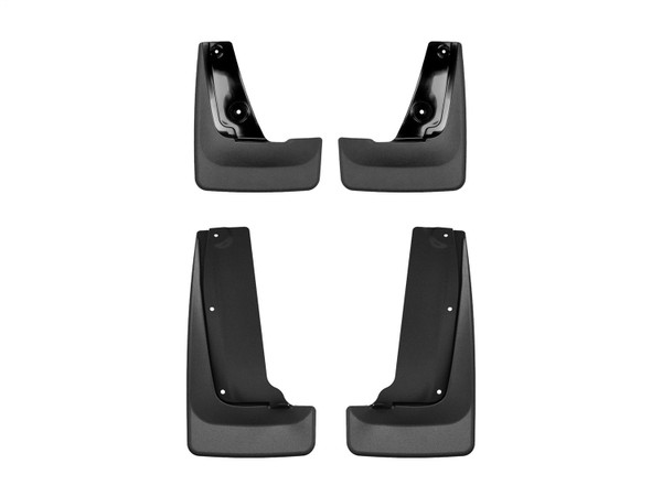 WeatherTech MudFlap No-Drill DigitalFit MudFlap Kit; Black 110139-120196 - Weathertech