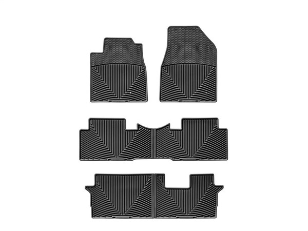 WeatherTech All Weather Floor Mats; Black; Front Rear and Third Row WTHB148152153 - Weathertech