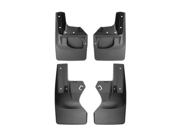 WeatherTech MudFlap No-Drill DigitalFit MudFlap Kit; Black 110097-120113 - Weathertech