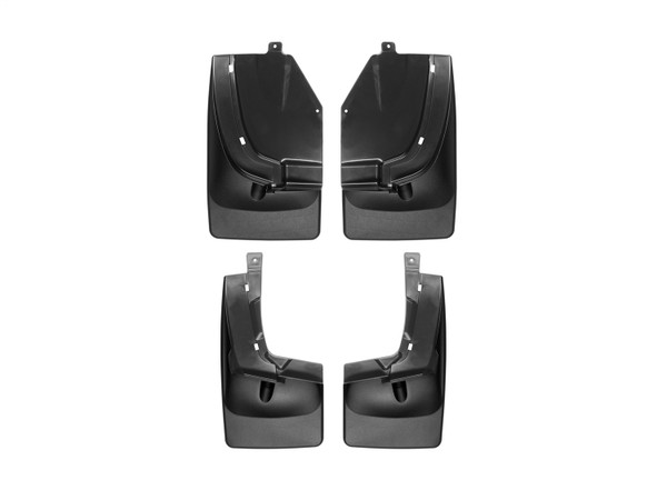 WeatherTech MudFlap No-Drill DigitalFit MudFlap Kit; Black 110106-120106 - Weathertech