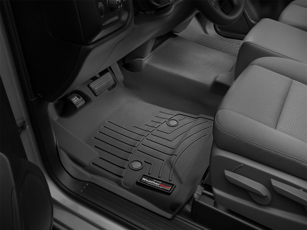 WeatherTech FloorLinerTM DigitalFit; Black; Front; Over The Hump 445451 - Weathertech