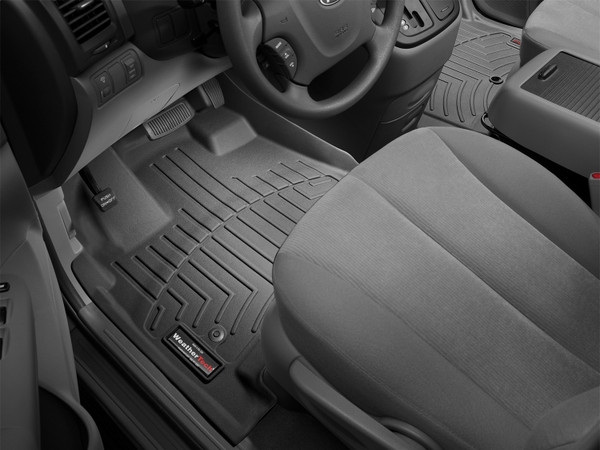 WeatherTech FloorLinerTM DigitalFit; Black; Front; Over The Hump 445531 - Weathertech