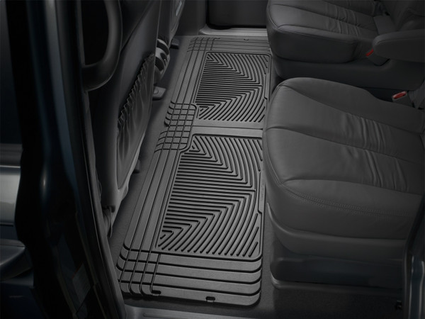 WeatherTech All Weather Floor Mats; Black; Rear W25
