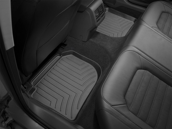 WeatherTech FloorLinerTM DigitalFit; Black; Rear; 2 Pieces 443842 - Weathertech