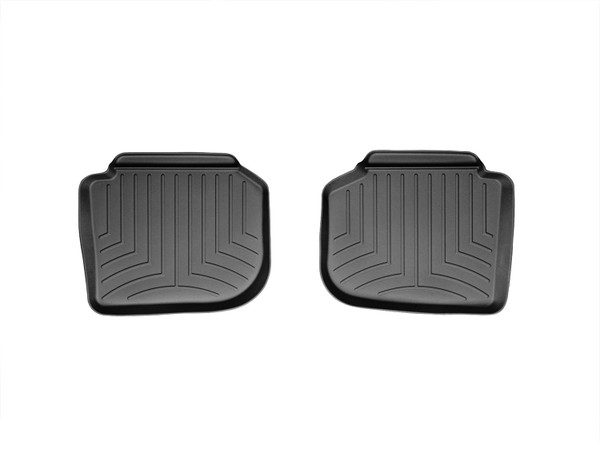 WeatherTech FloorLinerTM DigitalFit; Black; Rear; 2 Pieces 443842