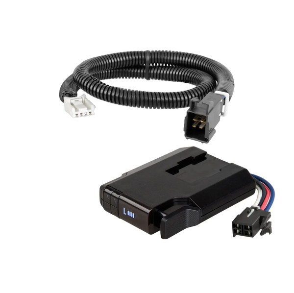 2024-2025 Mazda CX-90 CURT Venturer NEXT Time-Delay Trailer Brake Controller Plug & Play Bundle - Low Profile, Adjustable, 1-3 Axles 51116 - CURT