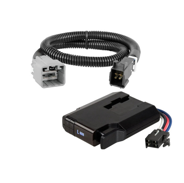 2011-2012 Ram 3500 CURT Venturer NEXT Time-Delay Trailer Brake Controller Plug & Play Bundle - Low Profile, Adjustable, 1-3 Axles 51116 - CURT