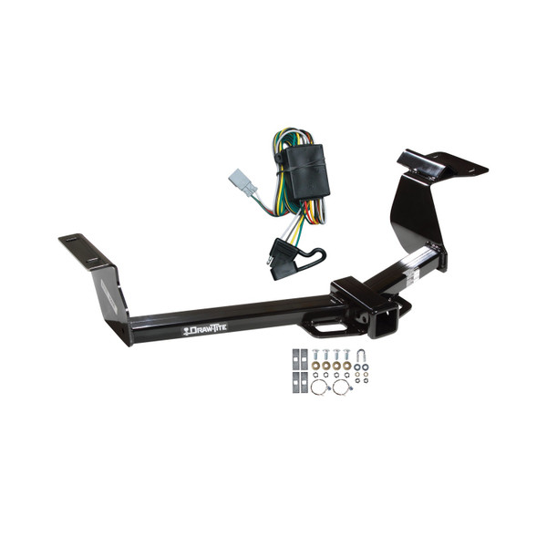 2002-2006 Honda CR-V Draw-tite Class 3 Trailer Hitch, 2 Inch Square Receiver Bundle w/ Plug-n-Play T-One Wiring Harness - Draw-tite