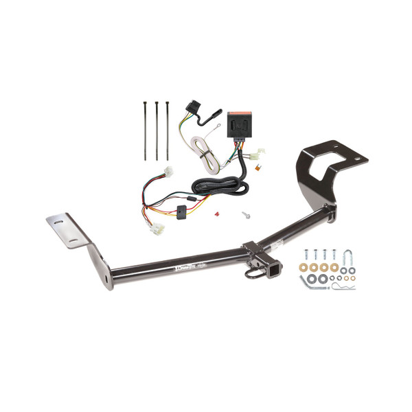2012-2016 Honda CR-V Draw-tite Class 2 Trailer Hitch, 1-1/4 Inch Square Receiver Bundle w/ Plug-n-Play T-One Wiring Harness - Draw-tite