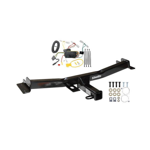 2007-2014 Toyota FJ Cruiser Draw-tite Class 3 Trailer Hitch, 2 Inch Square Receiver Bundle w/ Plug-n-Play T-One Wiring Harness - Draw-tite