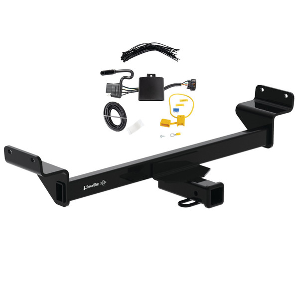 2022-2024 Hyundai Tucson Except N Line Draw-tite Class 3 Trailer Hitch, 2 Inch Square Receiver Bundle w/ Plug-n-Play T-One Wiring Harness - Draw-tite