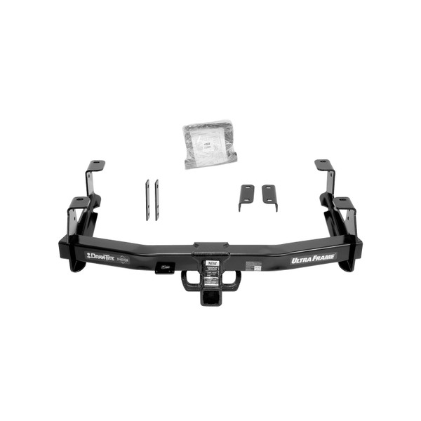 2015-2019 GMC Sierra 3500 HD Draw-tite Class 5 Trailer Hitch, 2 Inch Square Receiver Bundle w/ Plug-n-Play T-One Wiring Harness