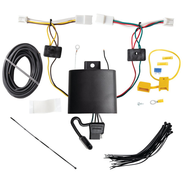 2022-2024 Lexus NX350h Draw-Tite Class 2 Trailer Hitch, 1-1/4 Inch Square Receiver Bundle w/ Plug-n-Play T-One Wiring Harness
