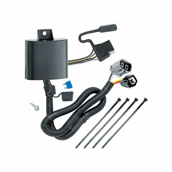 2011-2013 KIA Sorento SX, w/V6 Engine Draw-tite Class 3 Trailer Hitch, 2 Inch Square Receiver Bundle w/ Plug-n-Play T-One Wiring Harness