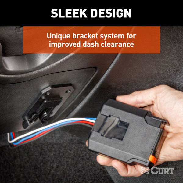 2012-2021 Nissan NV3500  CURT Discovery NEXT Time-Delay Trailer Brake Controller for 1-4 Axles #51126