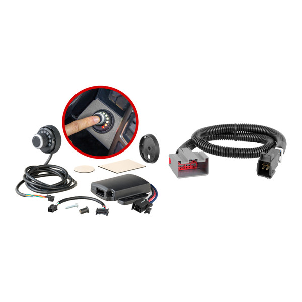 2018-2020 Ford Expedition  CURT Venturer NEXT Time-Delay Trailer Brake Controller for 1-3 Axles #51116 - CURT