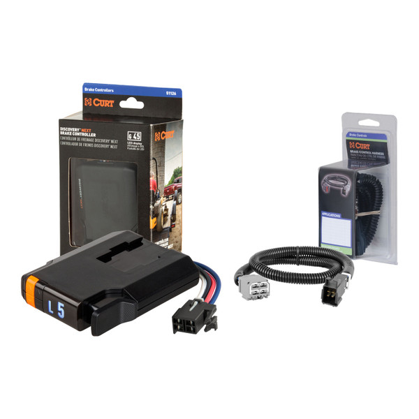 2025-2026 RAM 3500  CURT Discovery NEXT Time-Delay Trailer Brake Controller for 1-4 Axles #51126 - CURT