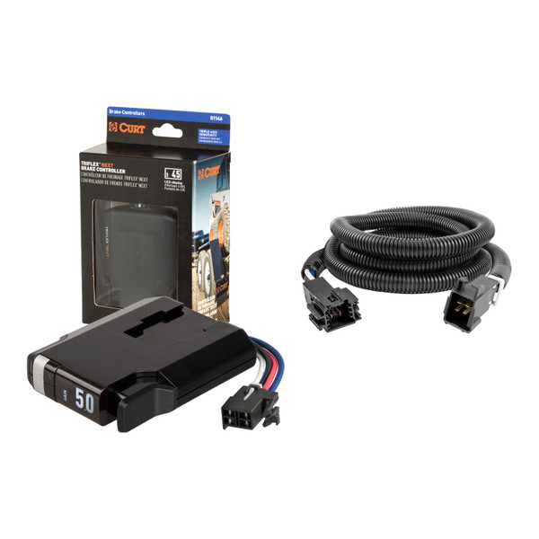 2007-2009 Dodge Sprinter 3500  CURT TriFlex NEXT Proportional Motion-Sensing Trailer Brake Controller for 1-4 Axles #51146 - CURT