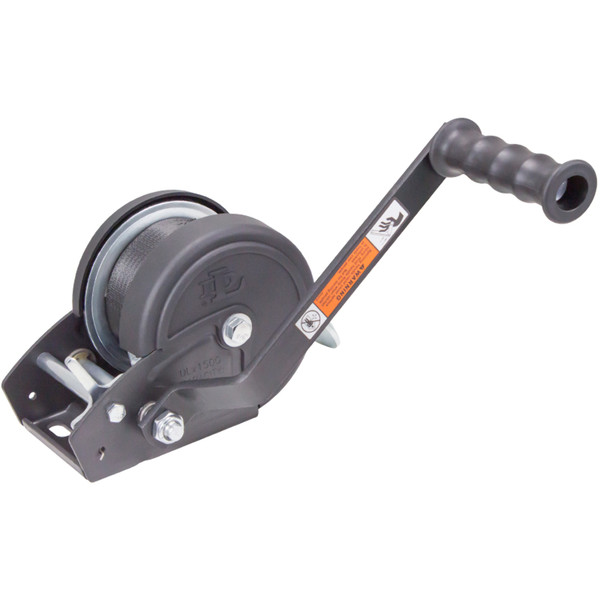 Dutton-Lainson 1,500 lb., DLx1500 Pulling Winch, Black, 20 ft. Strap - Dutton-Lainson