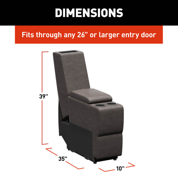 Thomas Payne Signature Thomas Payne® Signature Heritage Series RV Theater Seating Center Console - 10", McCoy #2024044109