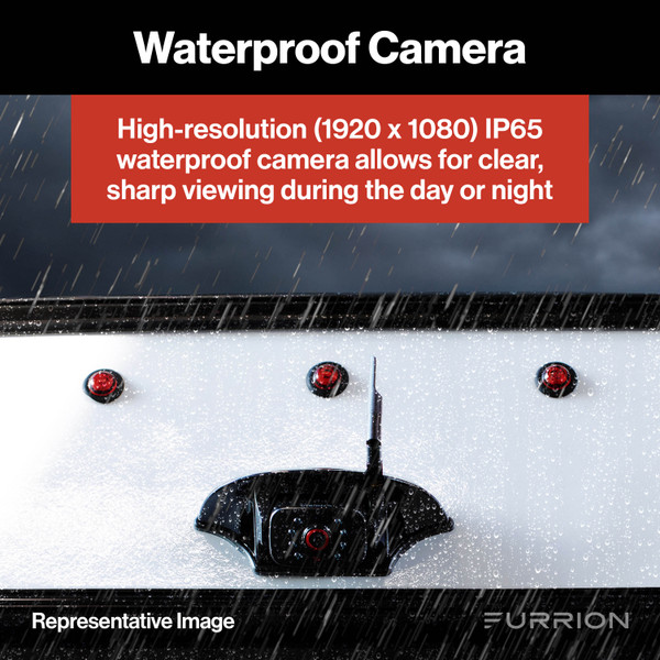 Furrion Vision S®+ RV Observation System - 7" Monitor, Side Cameras with LED Marker Lights, Sharkfin Camera, Rear Camera with LED Marker Light #2021124366