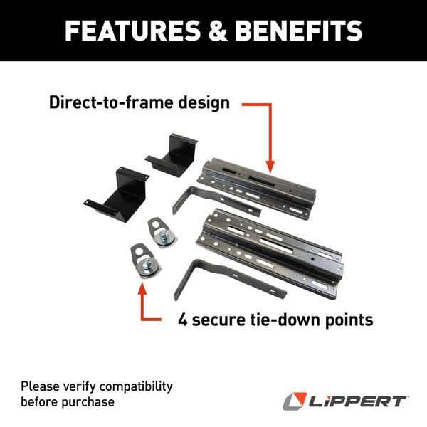 HappiJac 2003-2008 Dodge Tiedown Set #182908