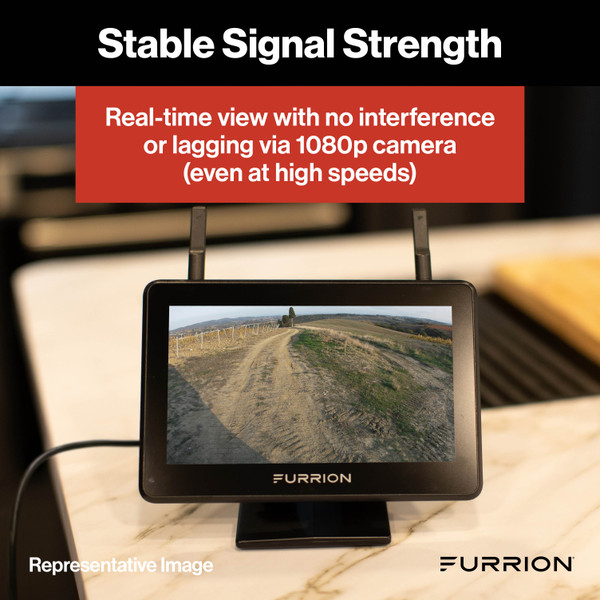 Furrion Vision S®+ RV Backup Camera System - 5" Monitor, Side Cameras, Rear Sharkfin Camera # FOS5HTAEN #2021124375