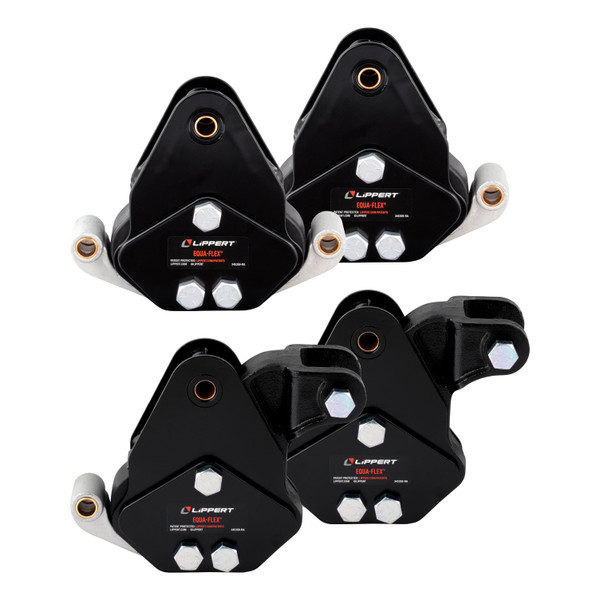 Lippert 2024115101 Equa-Flex Rubberized Equalizer Short Triple Axle Kit for 5,000-8,000-lb. Axles (Two Pairs)