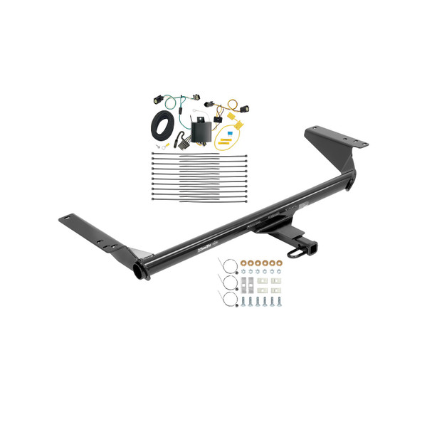 2017-2020 Chrysler Pacifica Touring L Plus Draw-tite Class 2 Trailer Hitch, 1-1/4 Inch Square Receiver Bundle w/ Plug-n-Play T-One Wiring Harness - Draw-tite