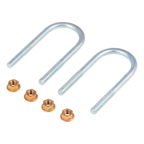 Lippert 2024117444 Trailer Axle U-Bolt & Nut Kit, 3/8"-24 x 4.38", 1.75" Tube - Lippert