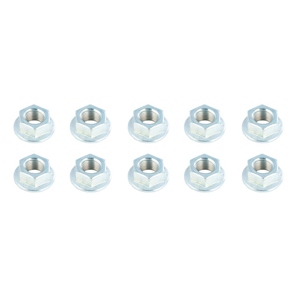 Lippert 2025047566 Trailer Suspension Hex Flange Nut, 1/2"-20 Thread Size, 10 Pack - Lippert