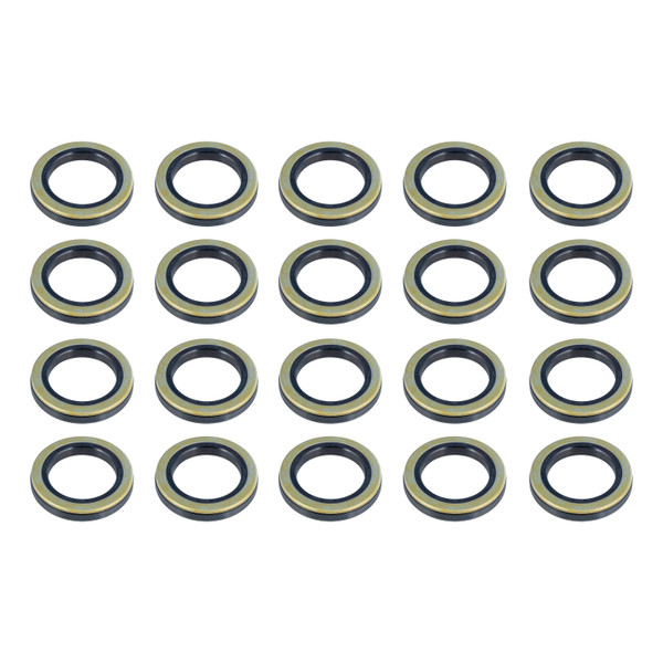 Lippert 2025027331 Unitized Oil Seal, 5,200-8,000-lb. Axles, 2.25" Spindle Shaft Diameter, 3.371" Hub Bore Diameter, 20 Pack - Lippert