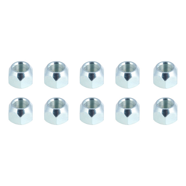Lippert Trailer Axle 60° Cone Wheel Lug Nut - 1/2"-20 Thread Size (10-Pack) #2025027777 - Lippert