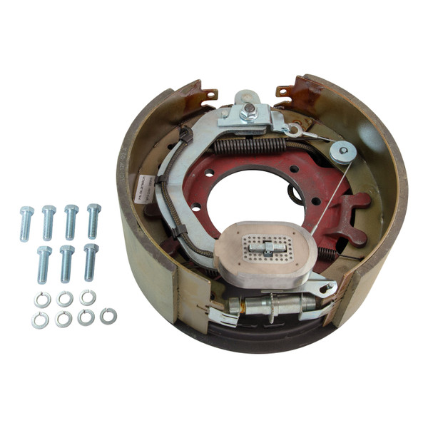 Lippert 2024055291 Forward Self-Adjusting Trailer Braker Assembly, 12-1/4" x 5", Passenger Side, 12,000-16,000 lbs., 7 Bolt, Retail Box - Lippert