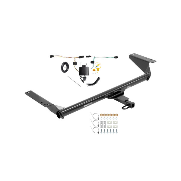 2021-2024 Chrysler Pacifica Touring PlusDraw-Tite Class 2 Trailer Hitch, 1-1/4 Inch Square Receiver Bundle w/ Plug-n-Play T-One Wiring Harness - Draw-tite
