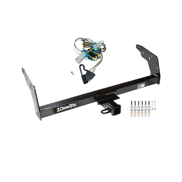 1998-2004 GMC Sonoma Draw-tite Class 3 Trailer Hitch, 2 Inch Square Receiver Bundle w/ Plug-n-Play T-One Wiring Harness - Draw-tite